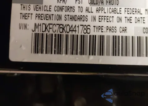 2019 Mazda Cx-3 Touring z USA, uszkodzony, nr VIN JM1DKFC76K0441786